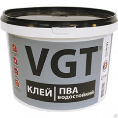 08192      Клей ПВА водостойкий д/ответст.столяр.работ  VGT 1,0кг  <VGT0109>