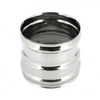 58200 Переходник дымохода Нерж. 115 М -120 П (430/0,5мм) Ferrum f6019 / 30166 Арт/ шт
