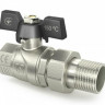59570 Кран шаровый с американкой 1/2" УСИЛЕН. (PN40) RAFTEC BLACK (ЧБ) Germany DRBS1/ 005494