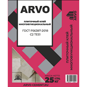 60630 Клей для плитки многофункциональный АРВО ("ARVO") 25кг