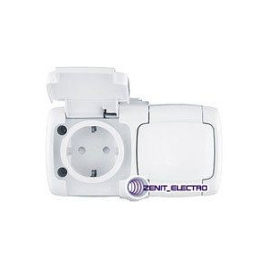 15597   Розетка накл. Schneider Electric BLANCA (АНТРАЦИТ) 4-я С/З с шторк  BLNRA011416