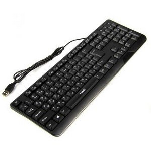 46262   Клавиатура проводная Defender Office HB-910 45910 USB, черный <400617>
