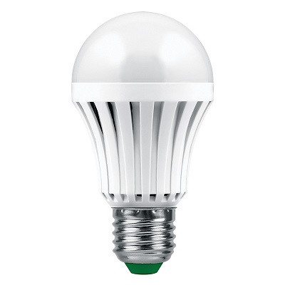 62379      Светильник LED аварийный Feron EL116 (аккум.3,7/1200mA)  9W, ЛОН А60, Е27, 6500К, AC/DC, IP20  48979