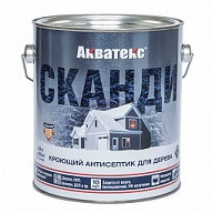 49489   Антисептик для д/защ. древес.СКАНДИ кроющ. Акватекс 2,5л,фьорд/ 90267