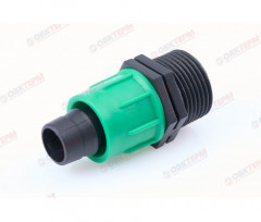 60285   Орошение: Стартер 16мм 3/4" Н.Р. для капельн.ленты Plamix PL-002-3/4"/ 41173Арт