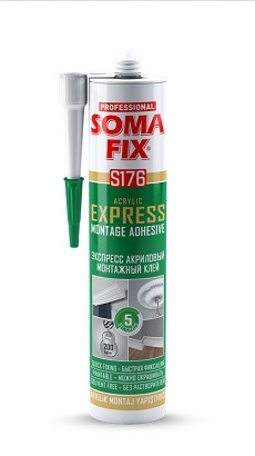 52189 Жидкие гв. SOMA FIX Express акрил.осн./ Белые 310мл S176 <>