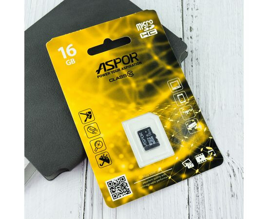 32778     Карта памяти Aspor microSDHC 16GB Class10 нс 401269