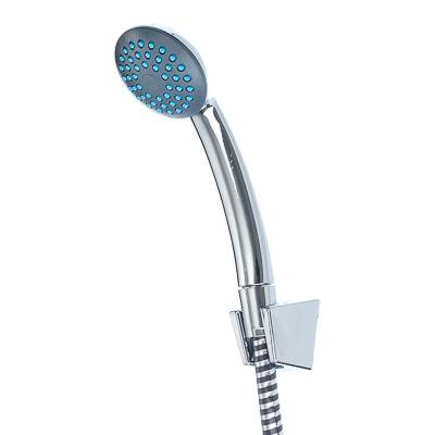 23799   Набор для душа Zerix Shower Set-03 Хром (шланг, лейка, кроншт.) блистер