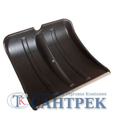 26141   Лопата снегоуборчн пластик б/ч 380*365(380)мм  ВИТЯЗЬ алюм.планка