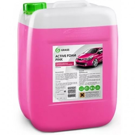 10470   Средство для бесконт.мойки "Active Foam Pink" Шампунь Розовая пена 6кг/5л конц-т Grass 113121