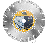 47858   Круг алмазный 230*22,2  СЕГМЕНТ БУЛЬДОЗЕР 2,5мм Росомаха 109230