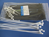21287 Ремешки стяжные 2,5х250мм черные (уп100) =1шт <SQ0515-0206>