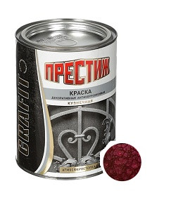 Грунт-эмаль 3в1 кузнечная Grafit ПРЕСТИЖ Бордовая 0,9кг <01-013-052-009>