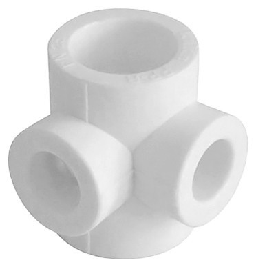 11749   Крестовина PPR двухплоскостная 32-25 KALDE СЕРАЯ 005012 Осм