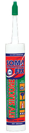 31551      Герметик силикон ЧЕРНЫЙ SOMA FIX, 280мл / S202  <58727003>
