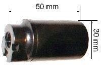 09652   Патрон Е14 подвесн. прямой КАРБОЛИТ Черн. Stavrus ST0741 / SQ0335-0003