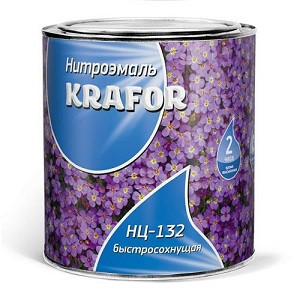 24332      Эмаль НЦ-132 Белая 0,7кг КРАФОР  <KRA479>
