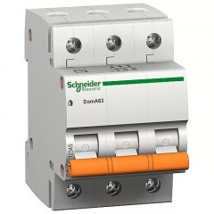 11845      Авт Выключатель Schneider ВА63 ЗП 40 А "С" 11227 Домовой