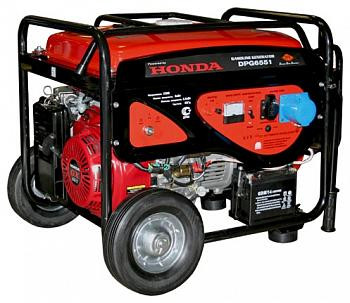 Генератор бензиновый 5,0/5.5 кВт DDE DPG6551/Двиг. HONDA GX390