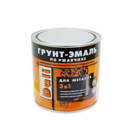Грунт-эмаль 3в1 DALI гладкая Винно-Красн 2,0л RAL3005 <20485>