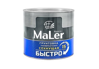38716   Грунтовка универсал. БЫСТРОСОХ. Черная 1,9кг Радуга Maler УФ-00000103