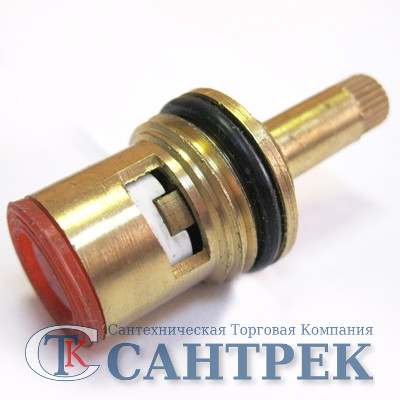 18697      Кранбукса керамика 1/2" 2-я резьба, квадрат DK-340А коротк. ножка