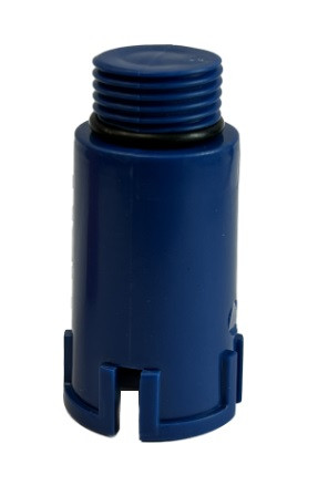 61099   Заглушка ПП СИНЯЯ Н.Р. 1/2" с прокладкой (100) 1шт / 0015014