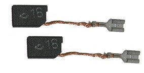 39152      Щетки угольные 6,3х12,5х20мм, провод, клемма-мама, большая №572 для Интерскол ПЦ-400\УШМ-230МА  =2шт