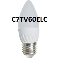 22330      Лампа LED Ecola Свеча Е27 6W 4000K 100х37  C7TV60ELC  <556593>