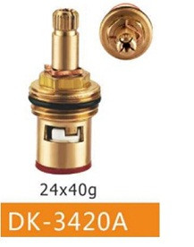 07777   Кранбукса керамика 1/2" 2-я резьба, 24 шлиц DK-3420 (A) (ПРОРЕЗЬ)