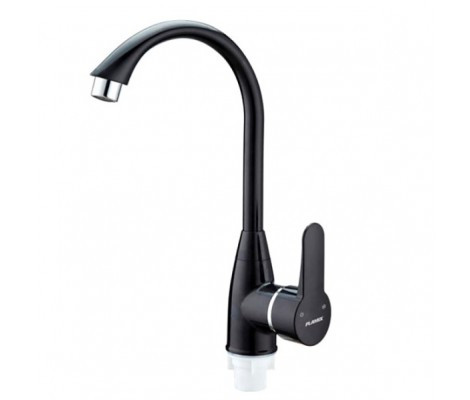 38484   Смеситель ПЛАСТИК. кухня боков. Ø35 PLAMIX Mario-11 Black,ГАЙКЕ (б/подв) 98870 Арт