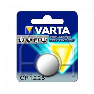 04826   Батарейка таблетка CR1225 Varta ELECTRONICS BL1 Lithium 3V