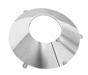 10294      Фланец дымохода Нерж. 115-120мм, 430/0,5мм Ferrum f4802 <28386>  Шт