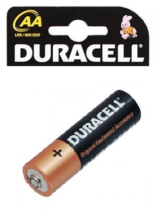 04830      Батарейка LR6 Duracell AA, BASIC (щелочная) пальчик.  =1шт <3789/10963>