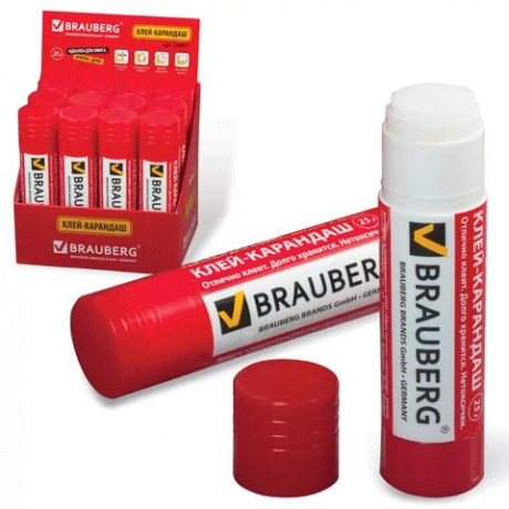 27884      Клей карандаш 25г  BRAUBERG 220871