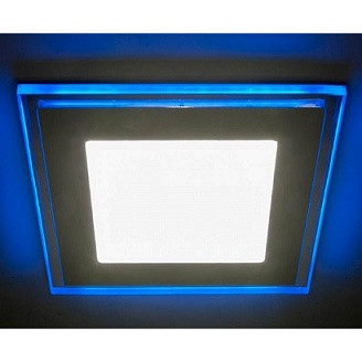 32060 Светильник LED у/тонк. Квадрат/Подсветка 12+4W 4000K 190мм БЕЛ. Союз 1271