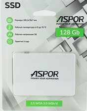 56320 Накопитель SSD 2.5" SATA-3 128Gb Aspor (TLC ,SM2259XT2 ,R/W 550)