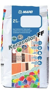 39263      Затирка д/швов MAPEI Keracolor FF-Alu 145/2 Охра , фольгир. уп 2кг  <5632>