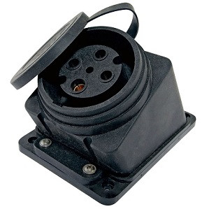 25788      Розетка настен. каучук 1-я с Заглушк. НАКЛОННАЯ 3Р+РЕ 32А 380В IP44 TDM SQ0612-0009