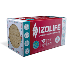 35420 Утеплитель 50мм плита 110кг/м3 IZOLIFE ФАС ОПТИМА 1200х600, 4пл./2,88м2, 0,144 м3