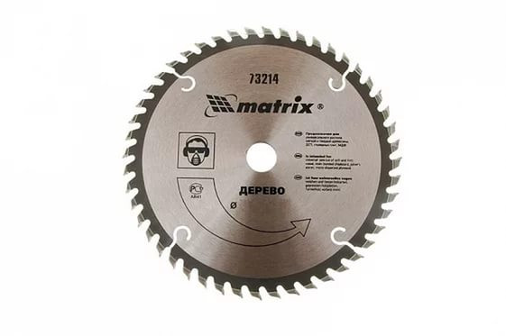 59831      Диск пильный 190х20/16  24зуб по дереву Matrix Proffi <73213>