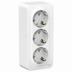 59976   Розетка накл. Schneider Electric BLANCA Белая 3-я С/З  BLNRA010311