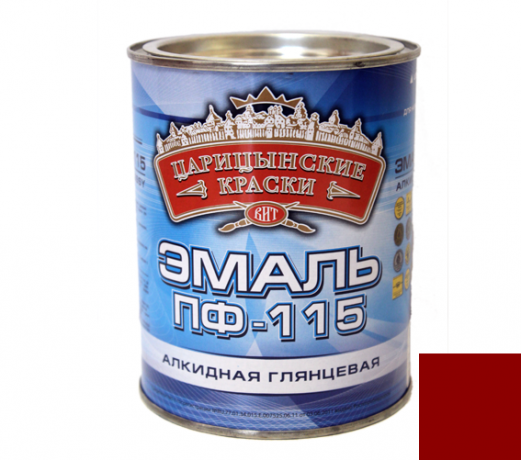 21240      Эмаль ПФ-115 Вишня 0,8кг  Царицынские  <44428>