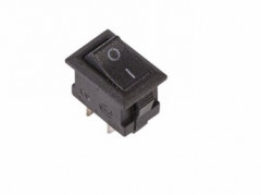 45294   Выключатель клавишн. 250V  3А (2с) ON-OFF Rexant 36-2010 Черн Micro
