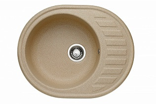 08039 Мойка гранитная матовая Globus Lux ONE Песчаный 650*500-А00004