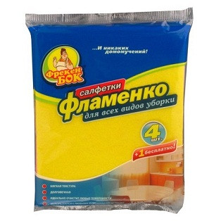 17788      Салфетки универс. (вискоз.тряп)  5шт (4+1) ФБ/BIG City/ Фламенко/ уп