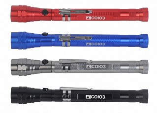 34367 Фонарь СОЮЗ 4050-02-2XС телескопич.ручн.,3LED 1,5Вт (4*LR44) 2магнит+повор.голов.