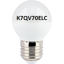 22337      Лампа LED Ecola G45 Шар E27  7W 4000 75х45/ 82*45 Premium К7QV70ELC <553790>