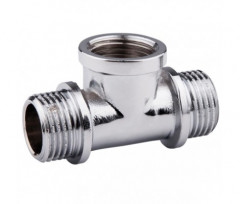 57933   Тройник  1/2" НВН ХРОМ TIM K-ТMFM222 / 92971 Арт