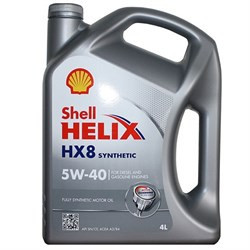 54337    Масло мотор. Shell  5W40 Helix HX8 (4л) 1*4 шт.(ТУРЦИЯ)550052837